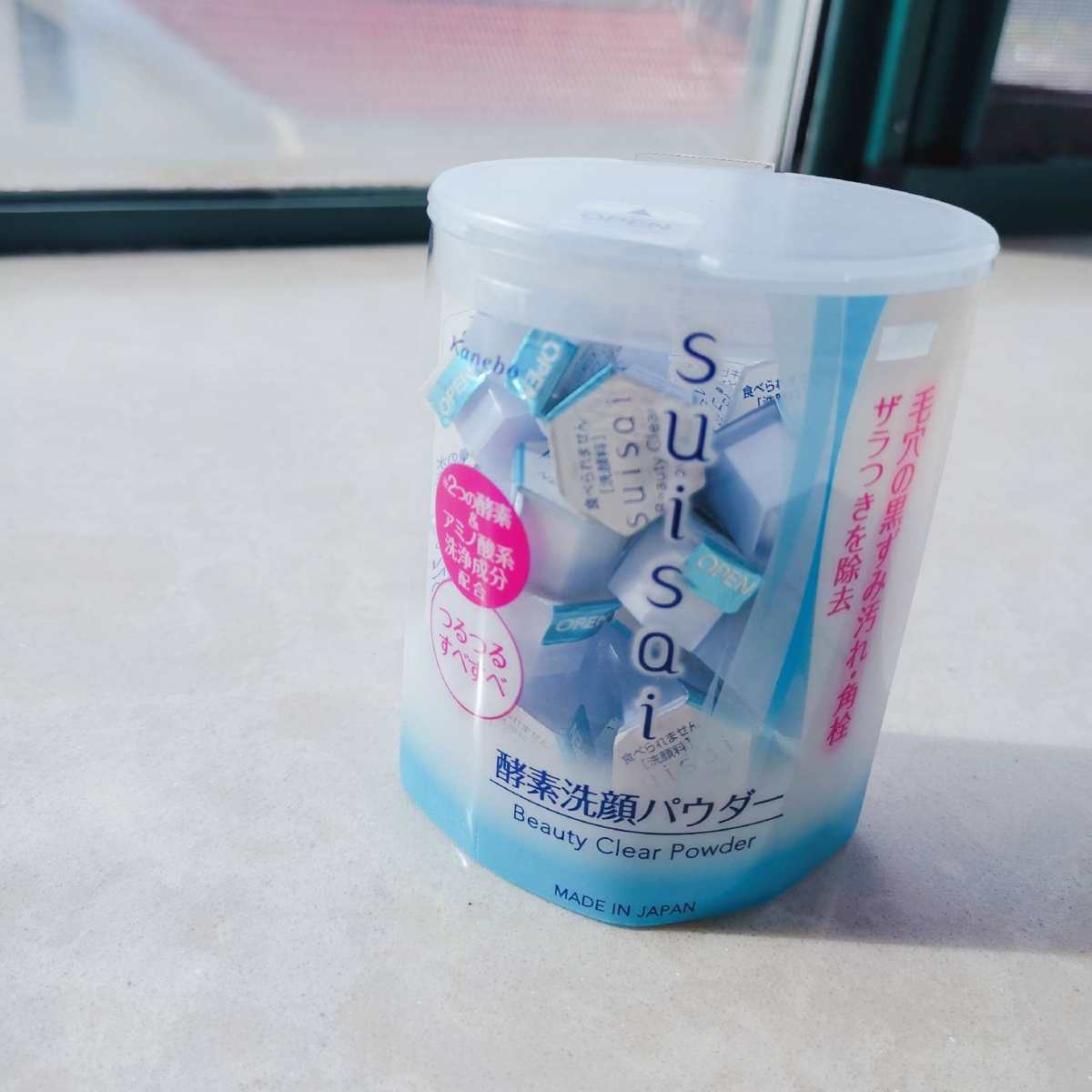洗脸用对产品很重要，今天来安利suisai酵素洗颜粉。 🌺