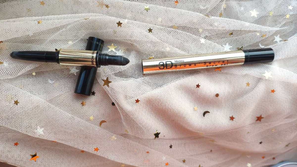 💕泰国Mistine3D眉笔，眉笔+眉粉+染眉膏  ✅首先