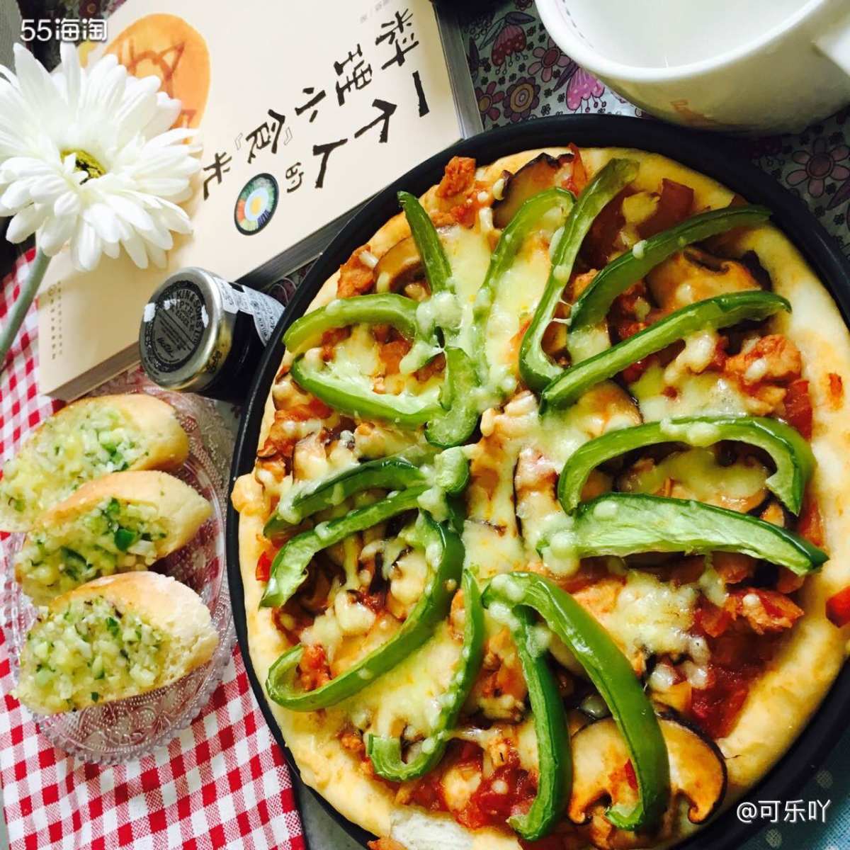 9⃣️月晒单挑战之自制披萨+法棍🥖 只需一个烤箱就可以在家