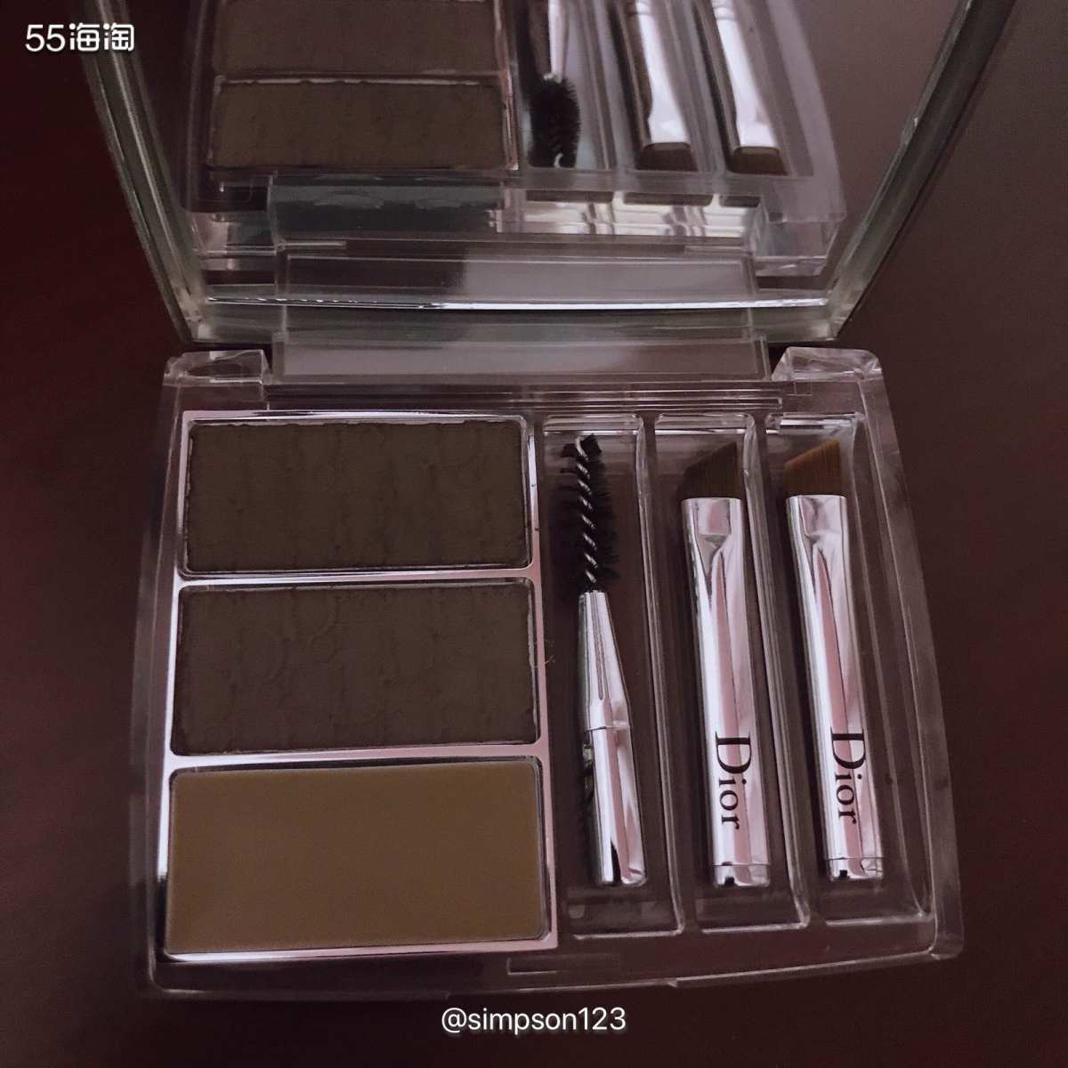 NO.9 ，dior的眉粉套装想不到那么好用。也是在英淘网站