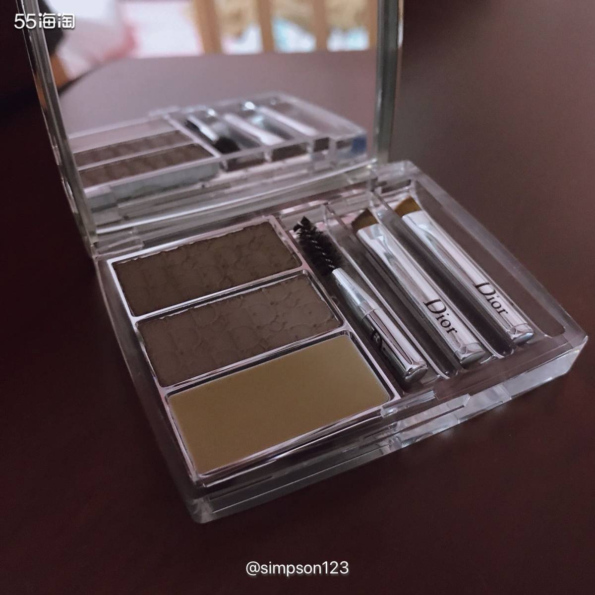 NO.9 ，dior的眉粉套装想不到那么好用。也是在英淘网站