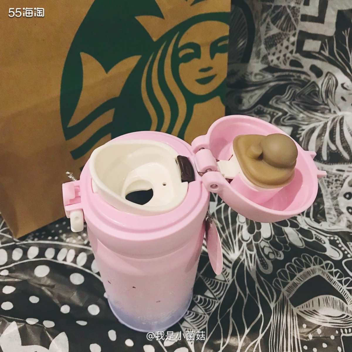 1⃣️ 星巴克联名保温杯六折啦  最近江浙沪星巴克门店的保温