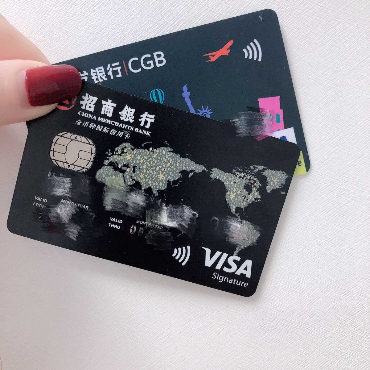 ⚡️海淘小白信用卡：招行visa & 广发visa  海淘第