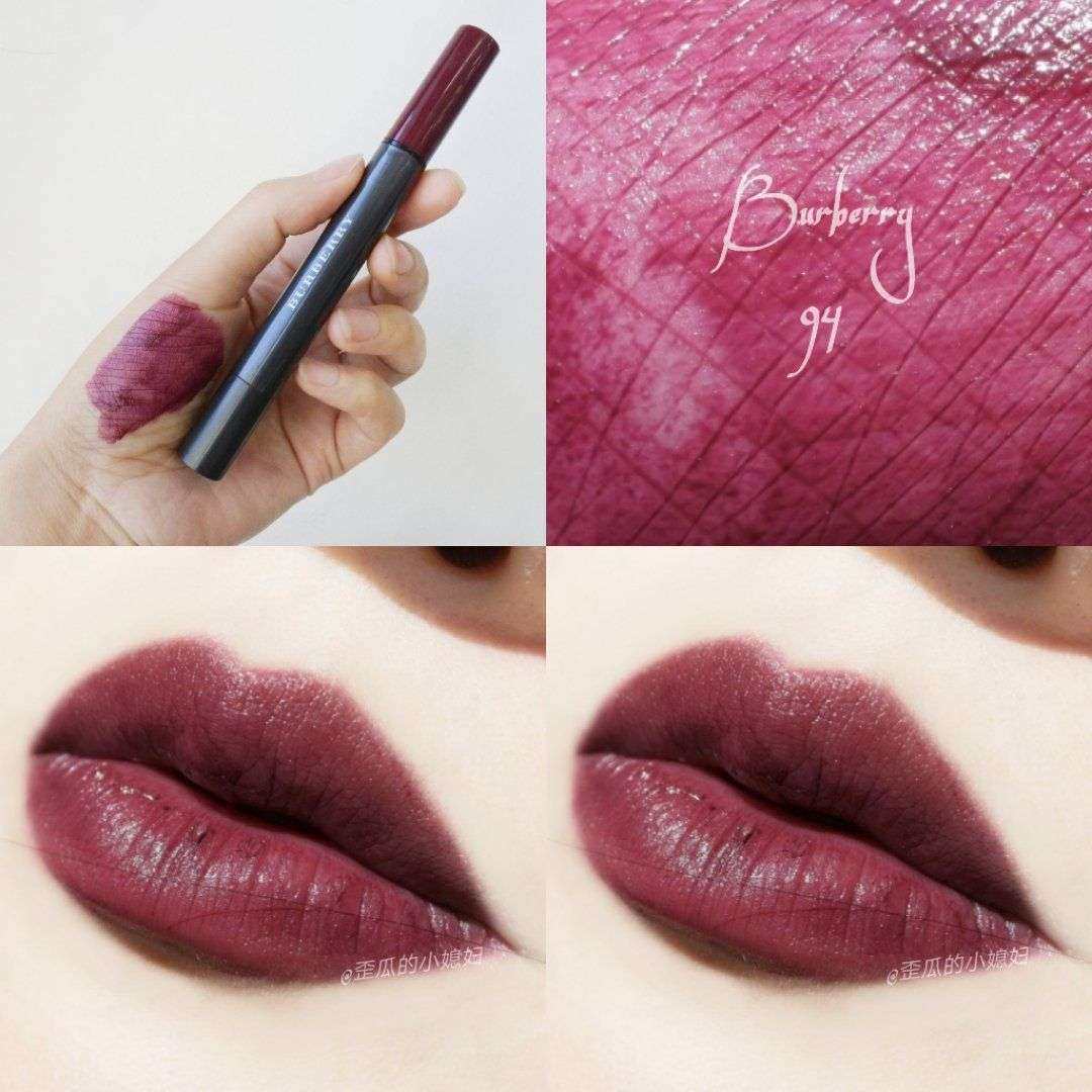 burberry气垫唇釉94号OX-blood  ✨这个颜色