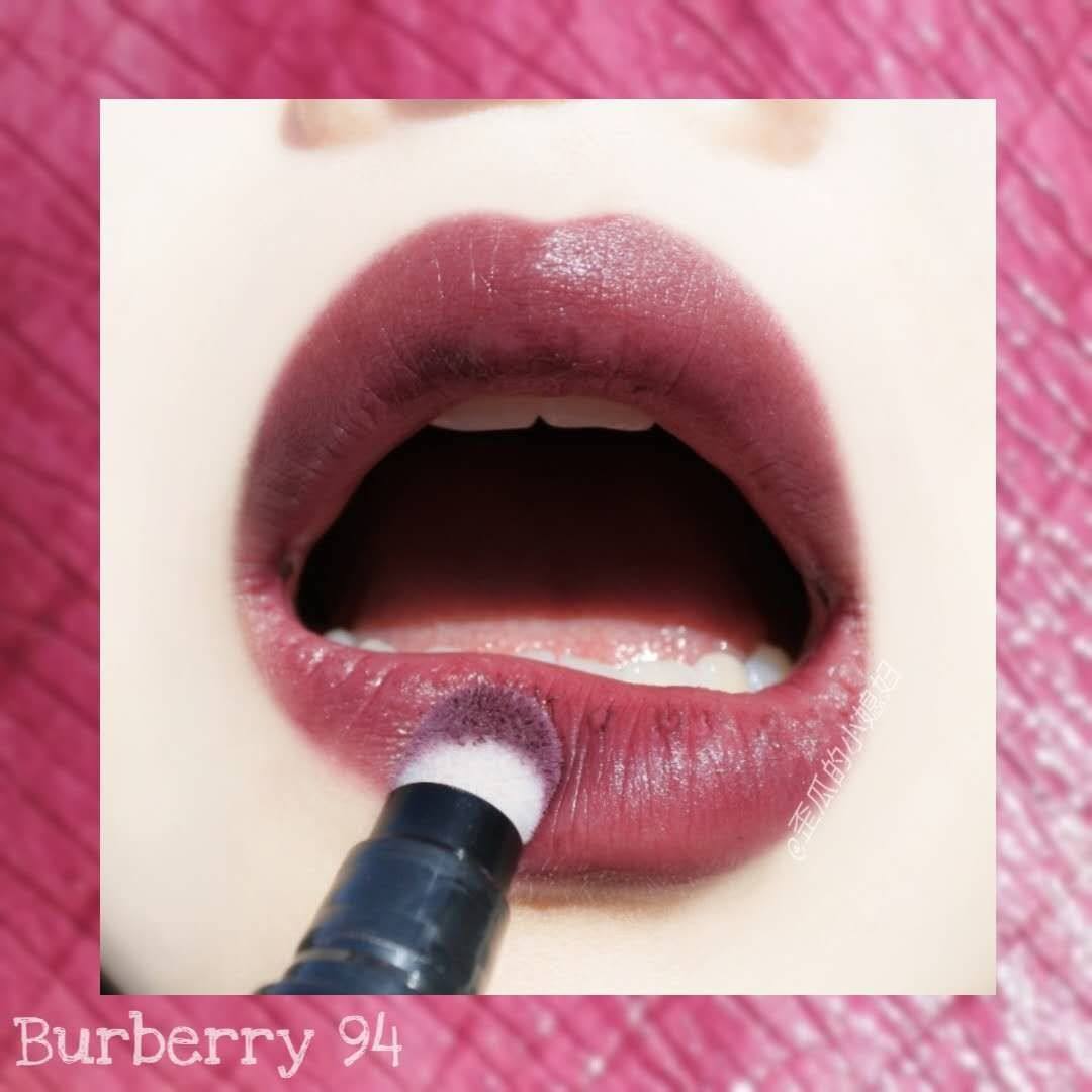 burberry气垫唇釉94号OX-blood  ✨这个颜色