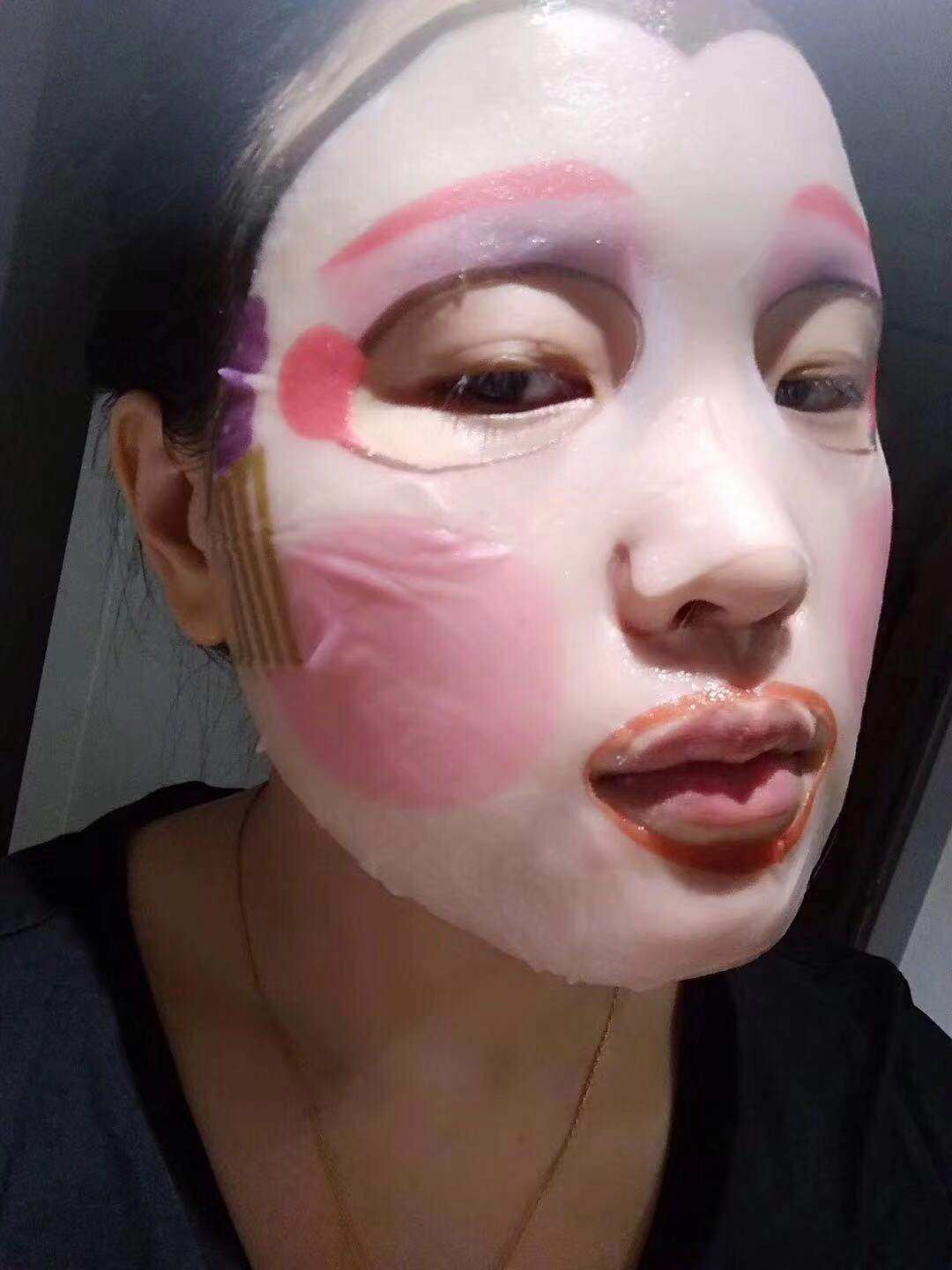 日本PURE smile江户艺妓脸谱面膜 我最喜欢的面膜之一