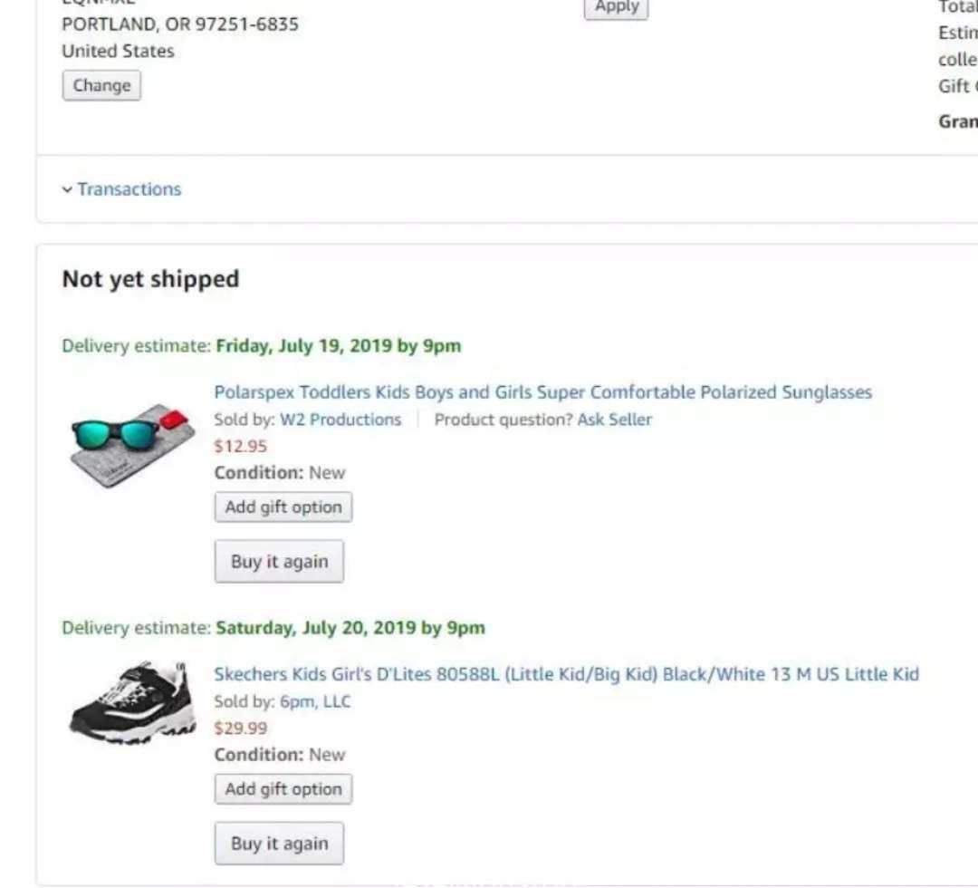 美国直邮 斯凯奇Skechers熊猫鞋 儿童鞋 运动休闲  