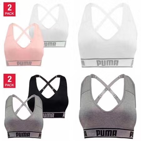 直邮含税￥98 Puma 彪马 女士运动内衣背心运动文胸 *