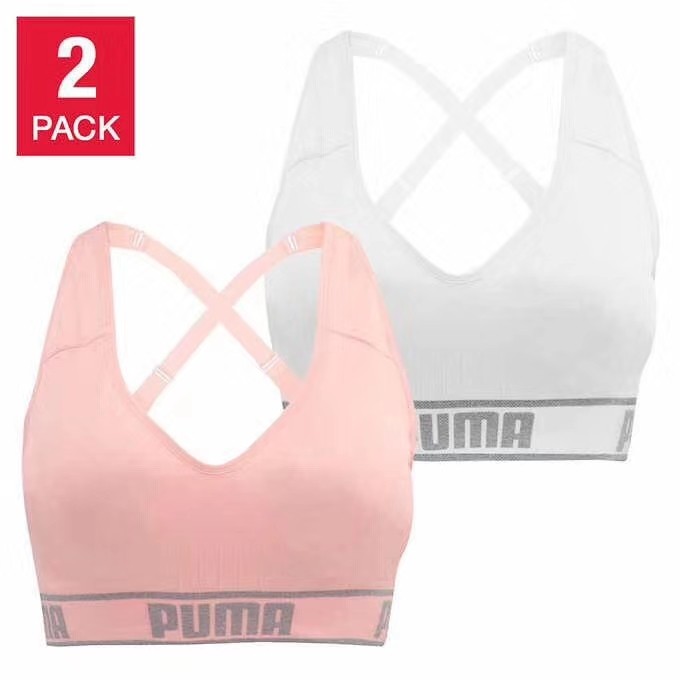直邮含税￥98 Puma 彪马 女士运动内衣背心运动文胸 *