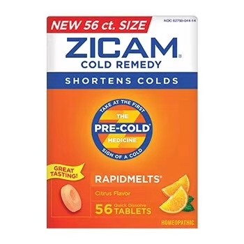 直邮含税￥110 Zicam 感冒口服含片 见效快 周期短 