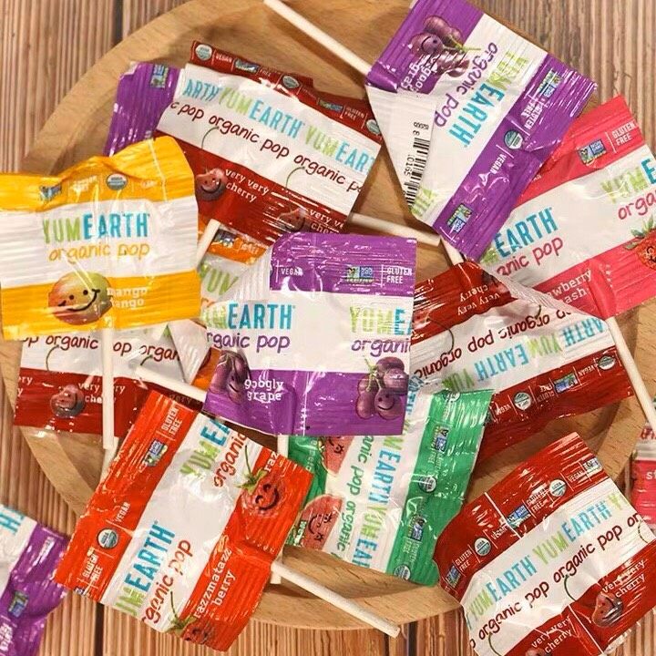 Iherb优品征集🍭Yum Earth棒棒糖  二小妮要来