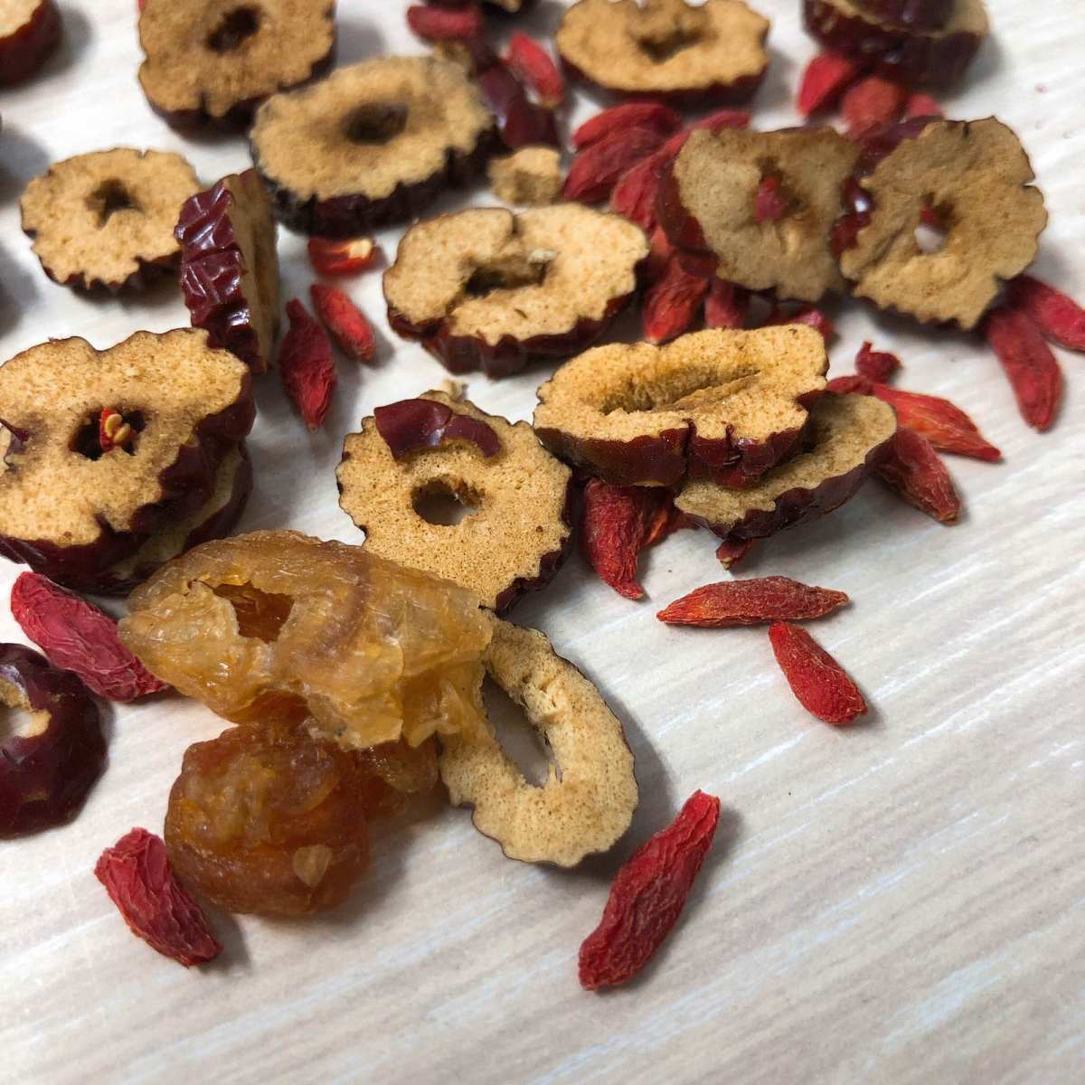 🍵保温杯里泡枸杞已经不够了，还要桂圆和红枣～  作为一个精