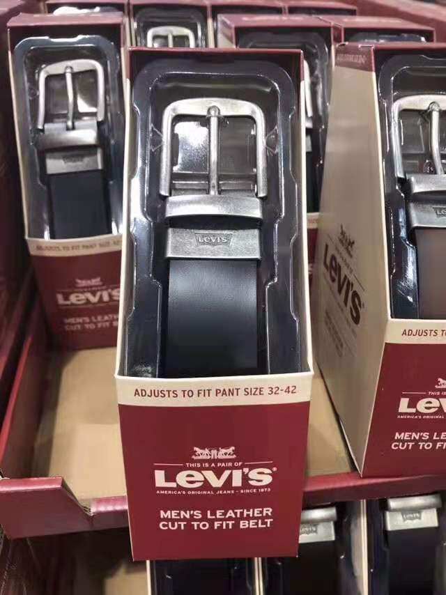 直邮含税￥154 Levis 李维斯 男士可裁剪皮带 礼盒装