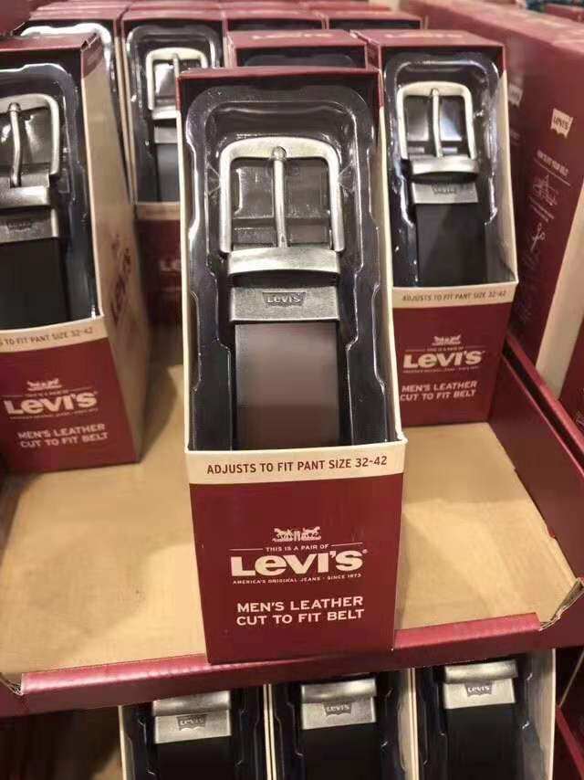 直邮含税￥154 Levis 李维斯 男士可裁剪皮带 礼盒装