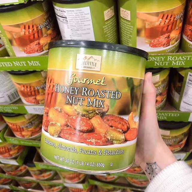 savanna orchards这款蜂蜜盐焗坚果出新款啦,足足850克,满满都是果仁!