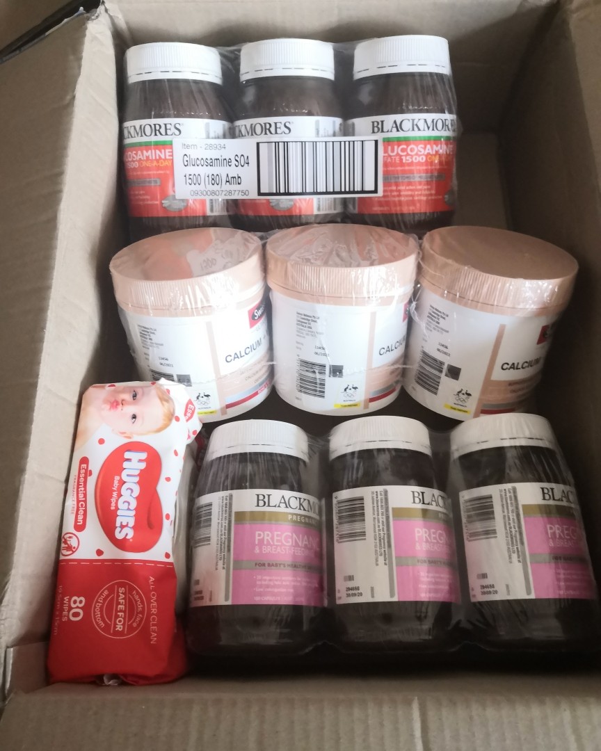出澳洲cw购入的品 Swisse大钙，swisse葡萄籽，s