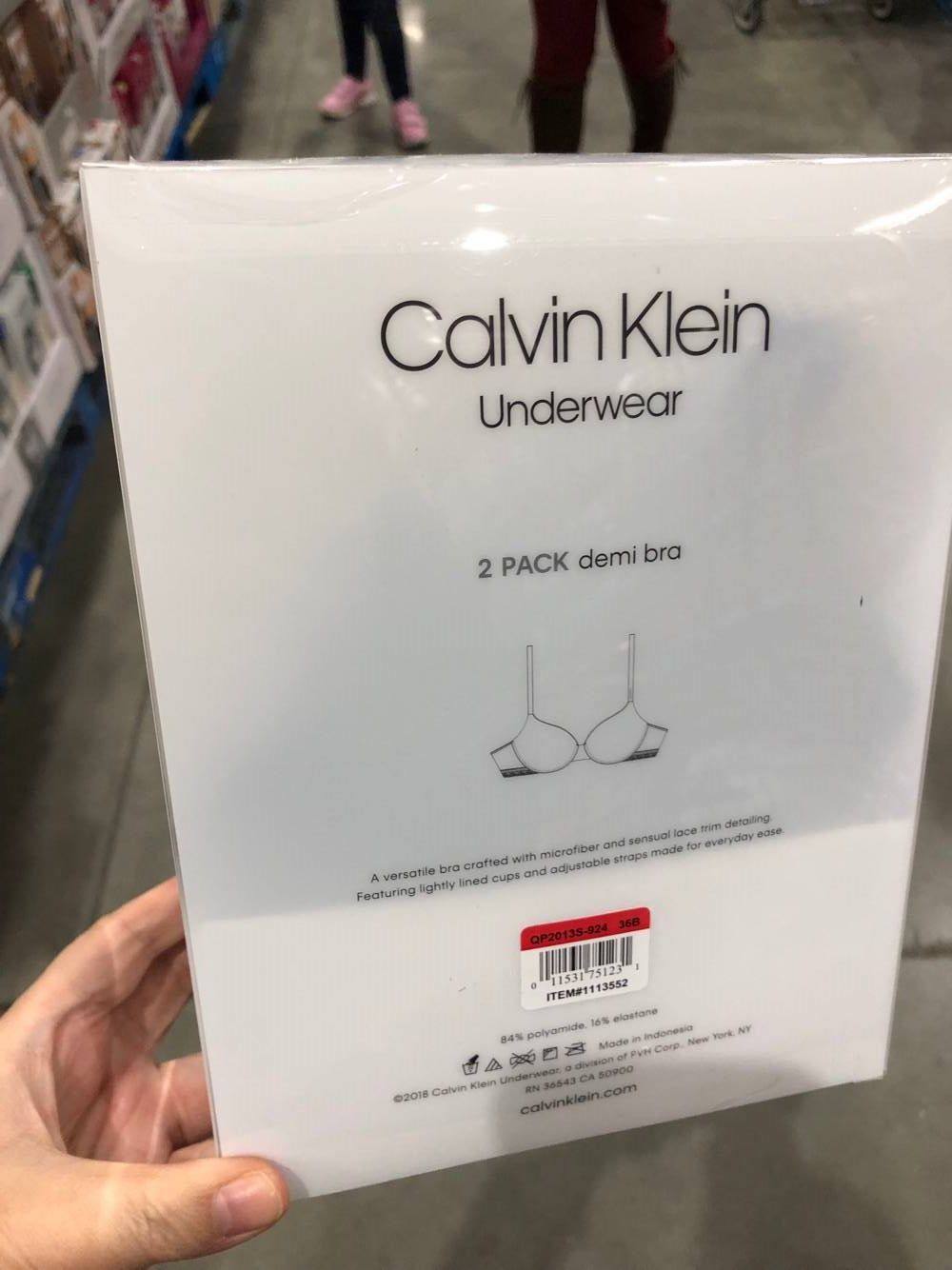 Calvin Klein CK 女士蕾丝经典logo轻薄**