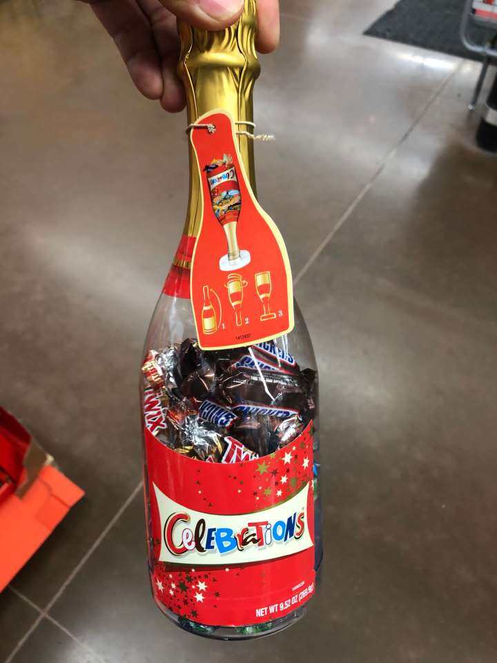 创意香槟酒瓶巧克力，qqex转运顺利到手👏👏Celebr
