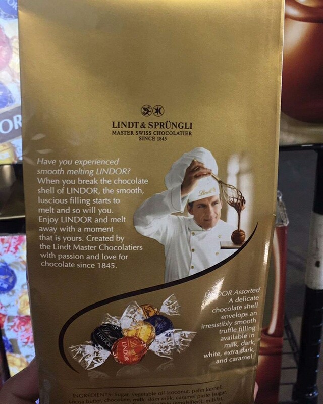 LINDOR 瑞士莲 金装5种口味软心巧克力 瑞士莲 金装巧