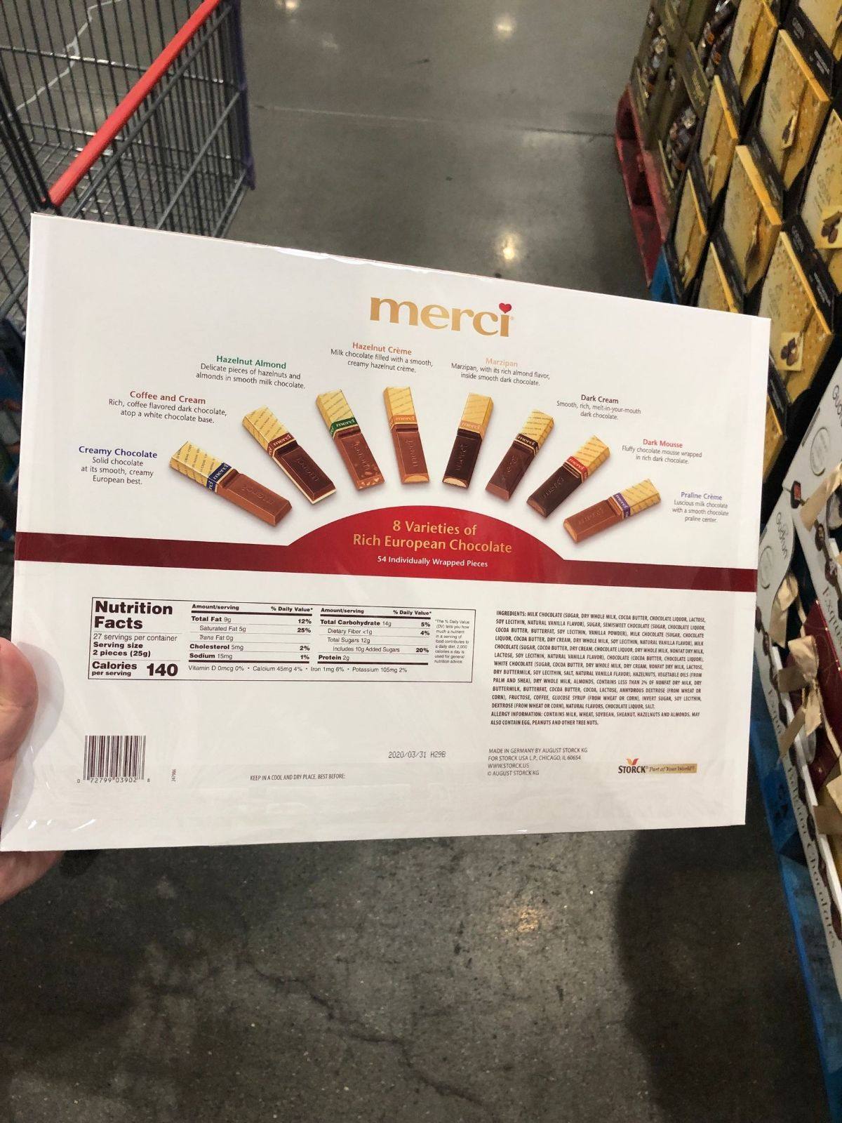 Merci 美思蜜思 什锦巧克力多种口味礼盒装 675g 这