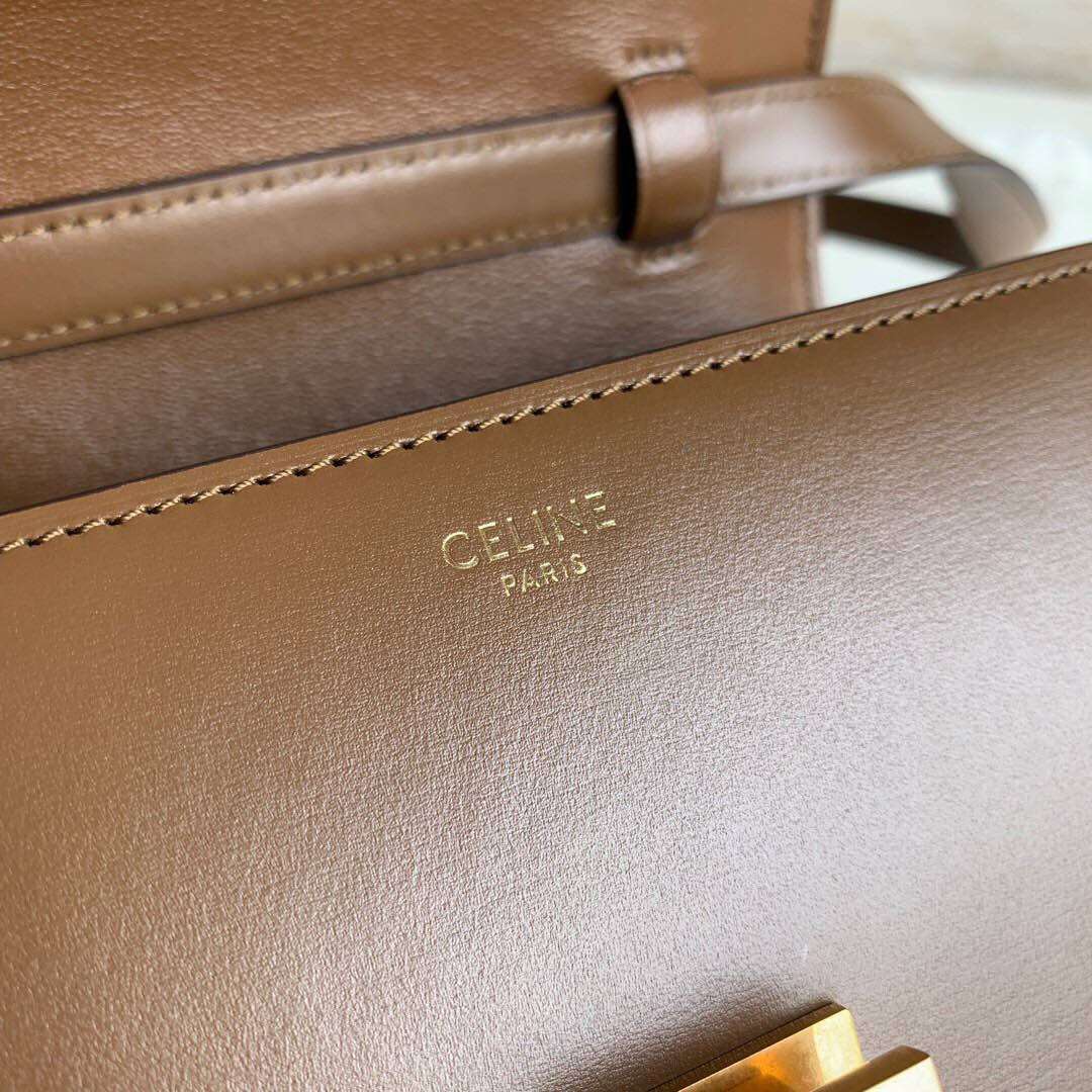Celine box焦糖色秋冬最爱的那一抹温暖 大火的box