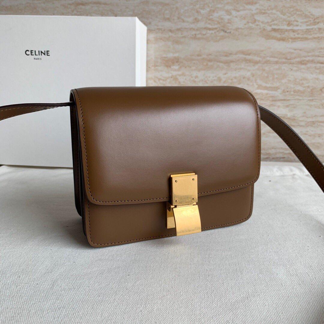 Celine box焦糖色秋冬最爱的那一抹温暖 大火的box