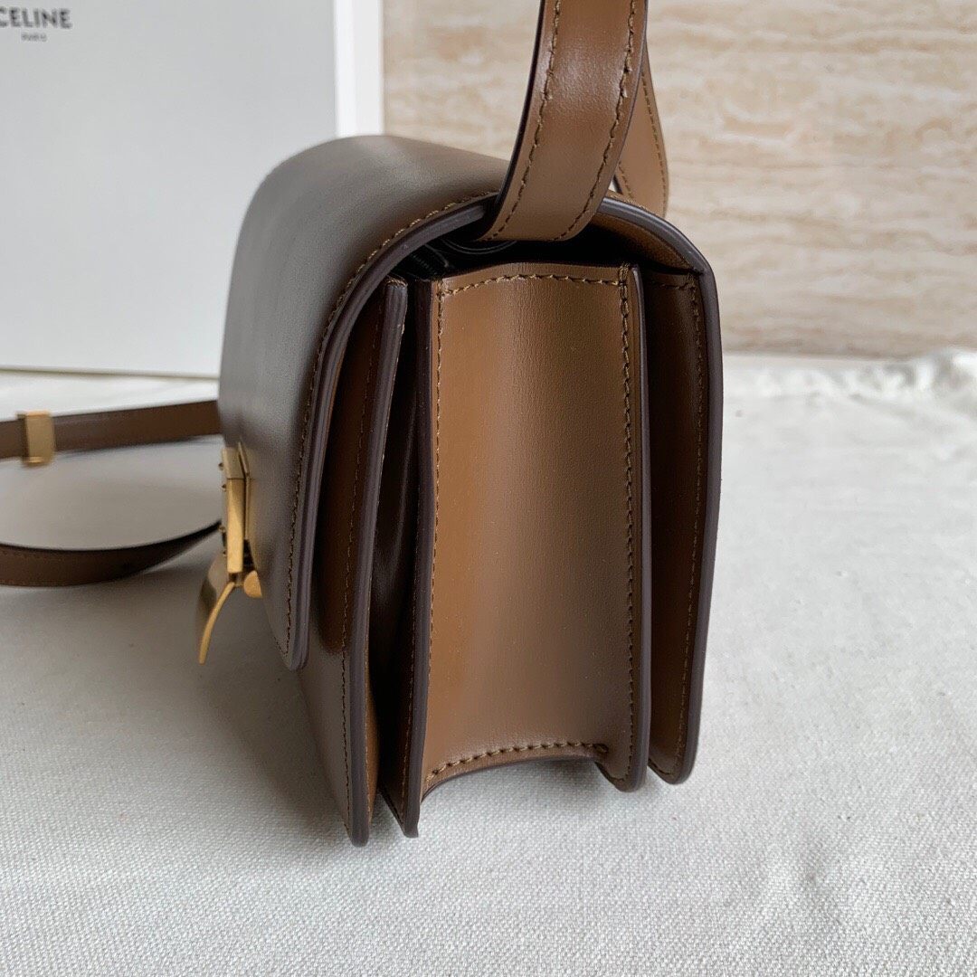 Celine box焦糖色秋冬最爱的那一抹温暖 大火的box