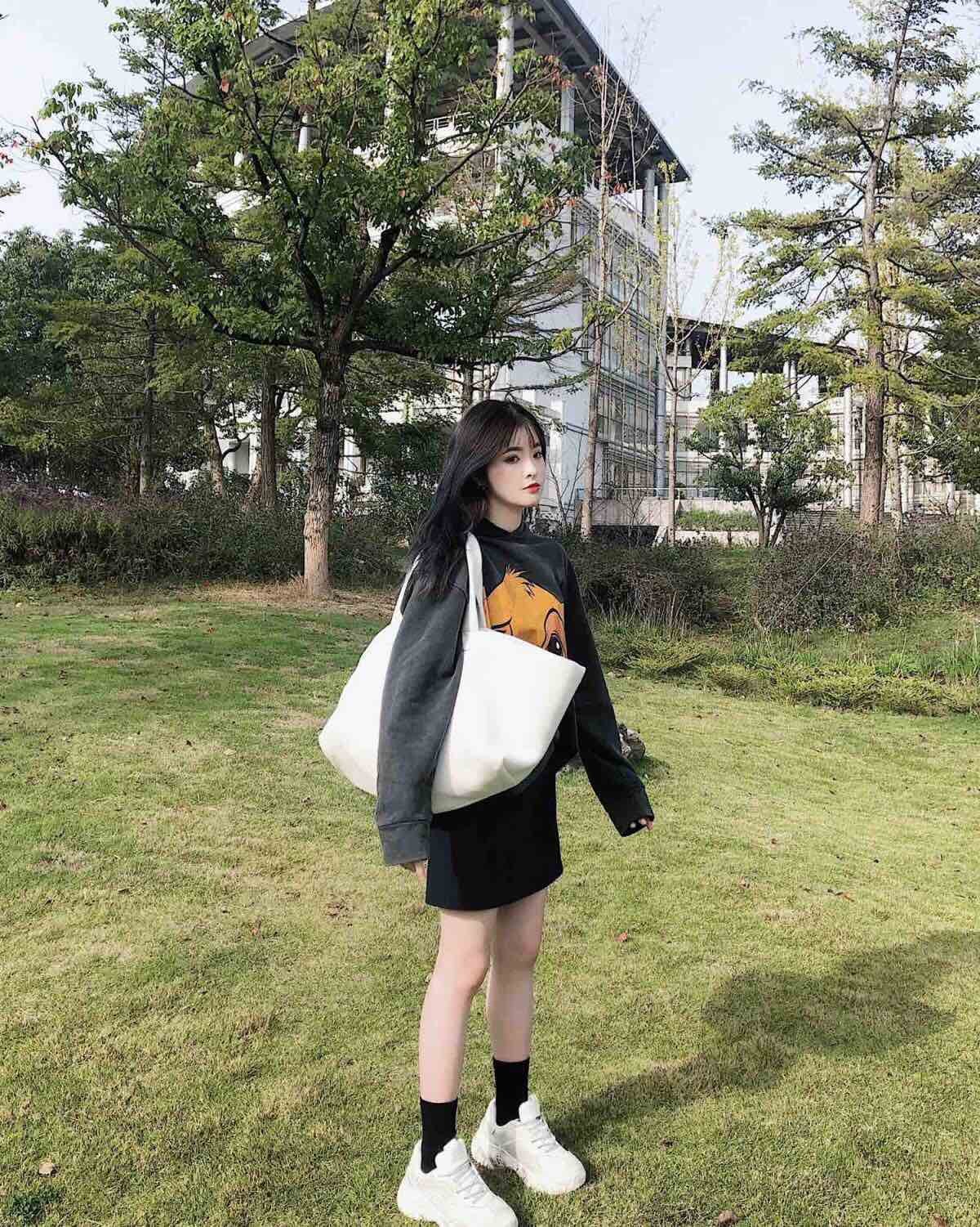 160小个子OOTD🍪舒适显高的日常上课穿搭~ 校园小王上