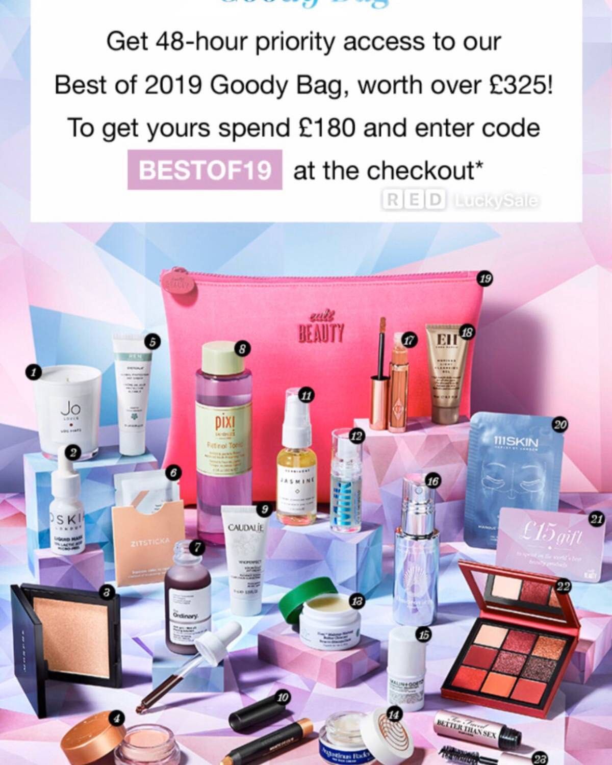 Cult Beauty豪华大礼包里都有啥？leekie晒给你