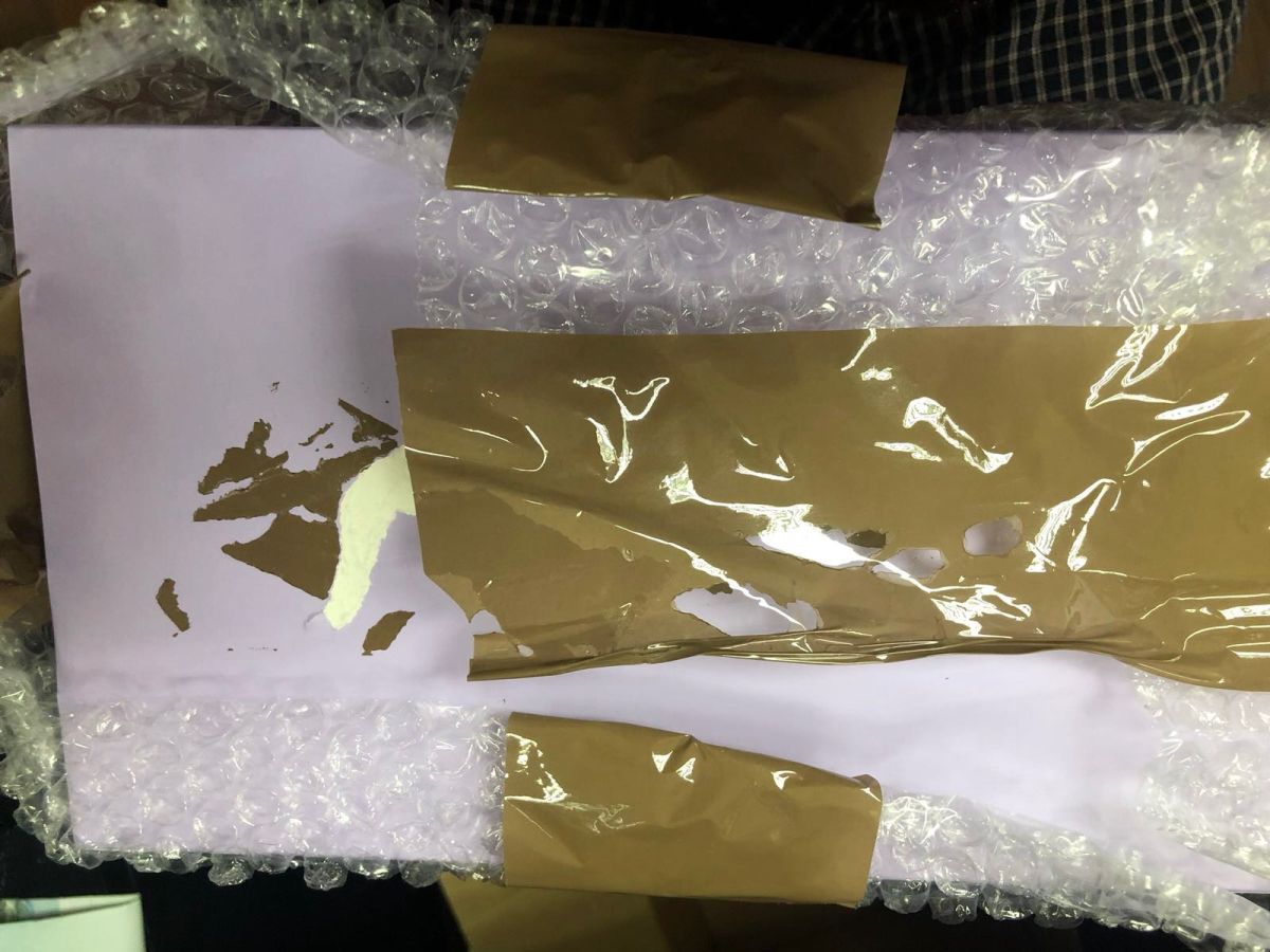 💐幸运的抽中了55海淘与可乐送合作赠送的3磅免邮券，于是有