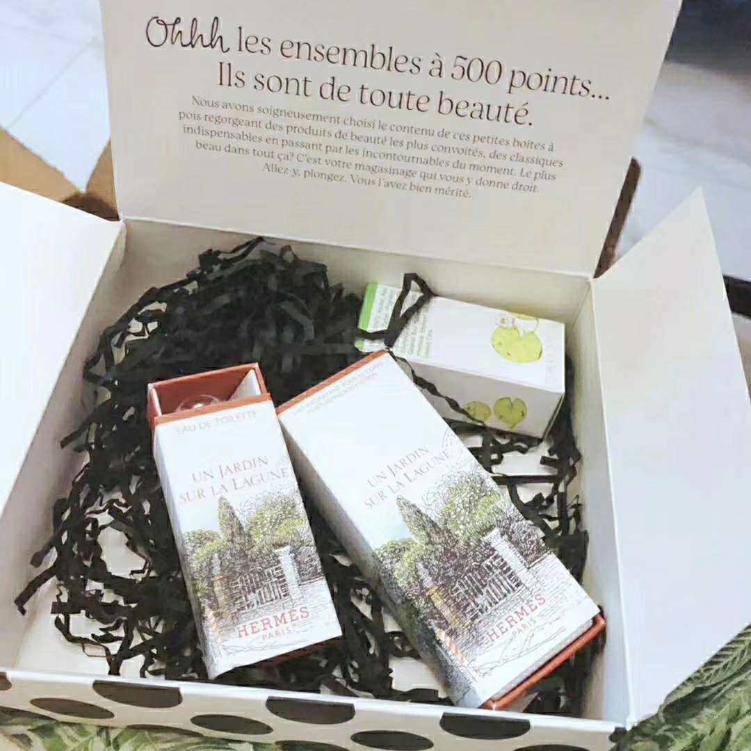 爱马仕香水礼盒￥210包邮，Q香无喷头！