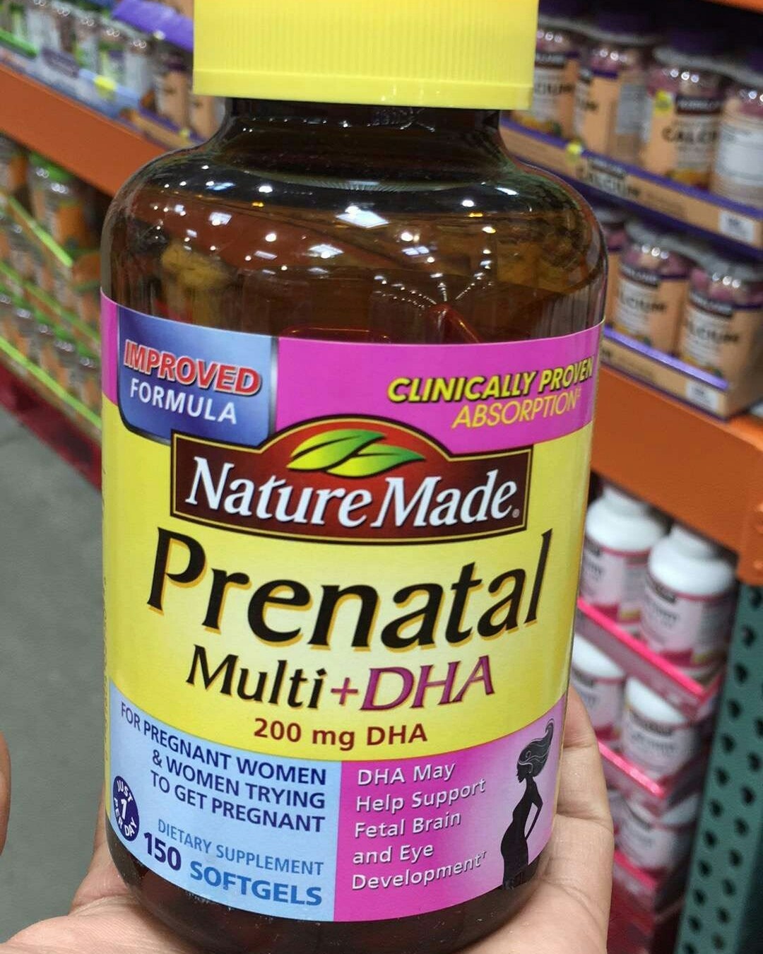 naturemade产前复合维生素 dha 150粒 产前复合维生素 dha150粒,适合