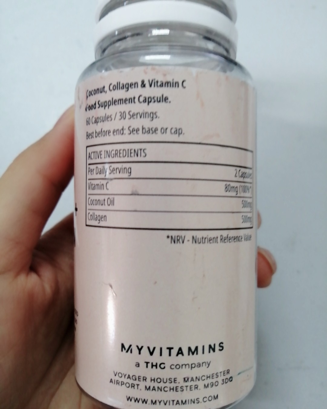 Myvitamins胶原蛋白椰子油 感谢55海淘，很幸运地得
