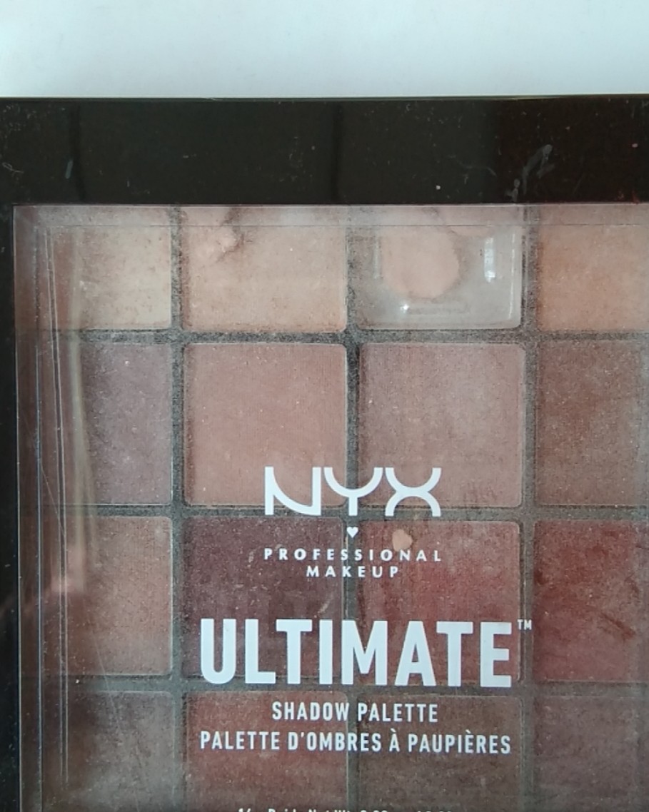 NYX16色眼影盘，平价香奈儿warm色号，回来的货损6盘，