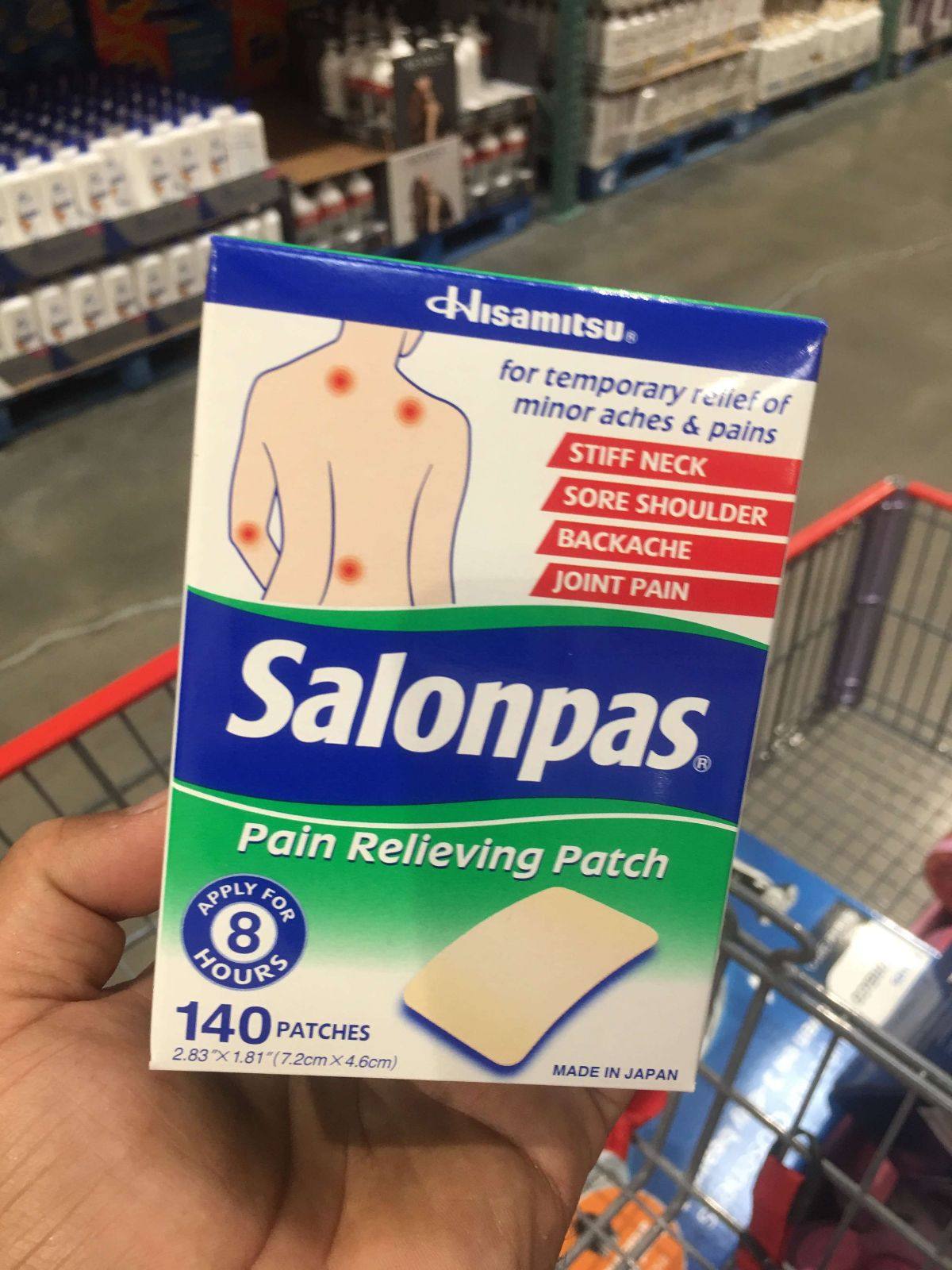 Salonpas撒隆巴斯颈椎止贴，140贴，皮肤外用，每天使