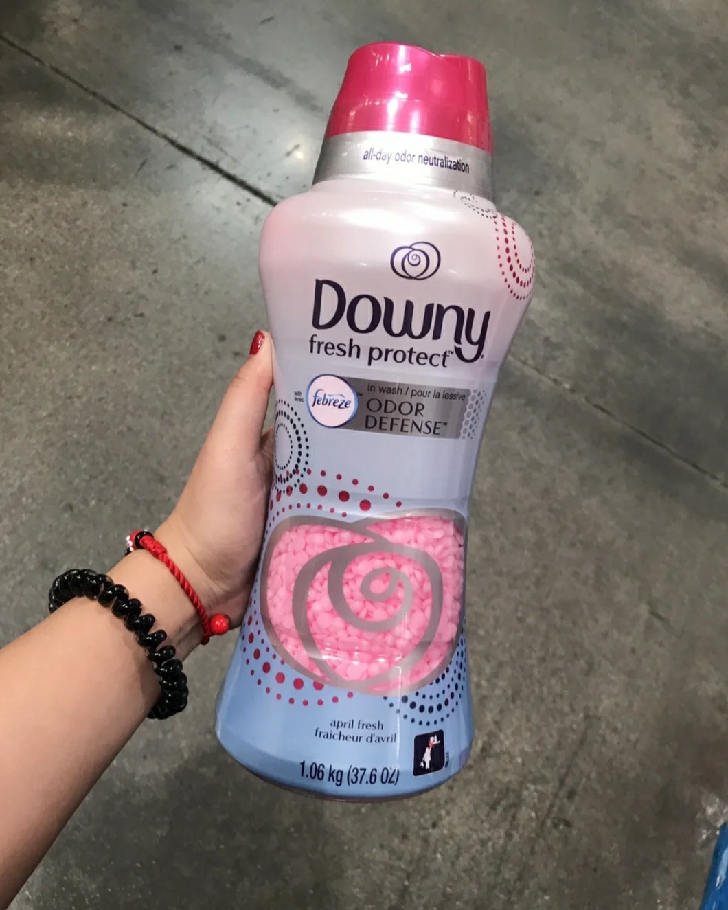 downy当妮多丽洗衣柔顺剂清新去异味固色水晶颗粒303oz859g