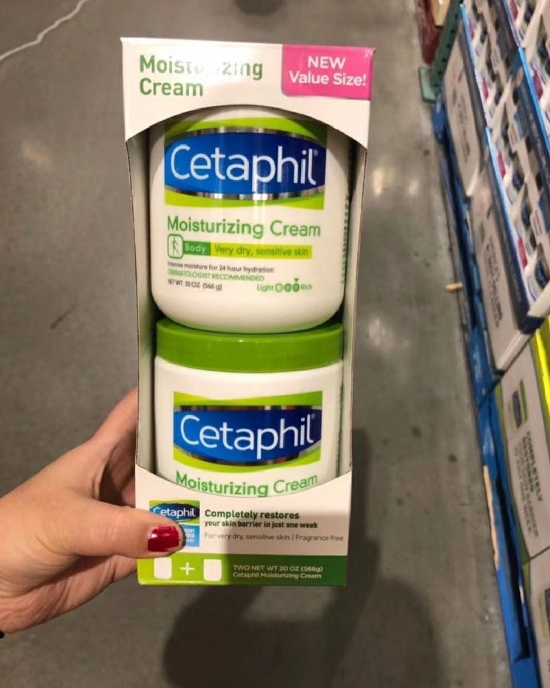 Cetaphil 新升级款丝塔芙润肤霜来喽，两罐都是566g