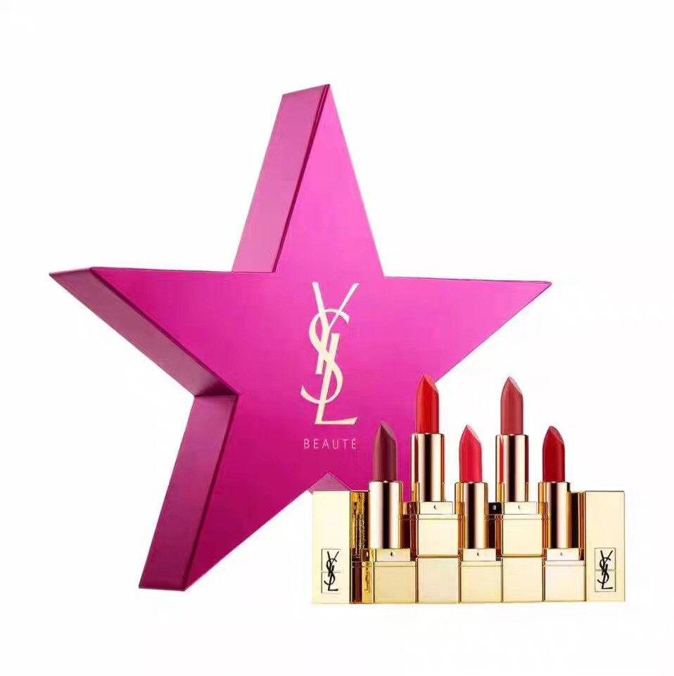 打包收ysl圣诞限量mini口红五只装