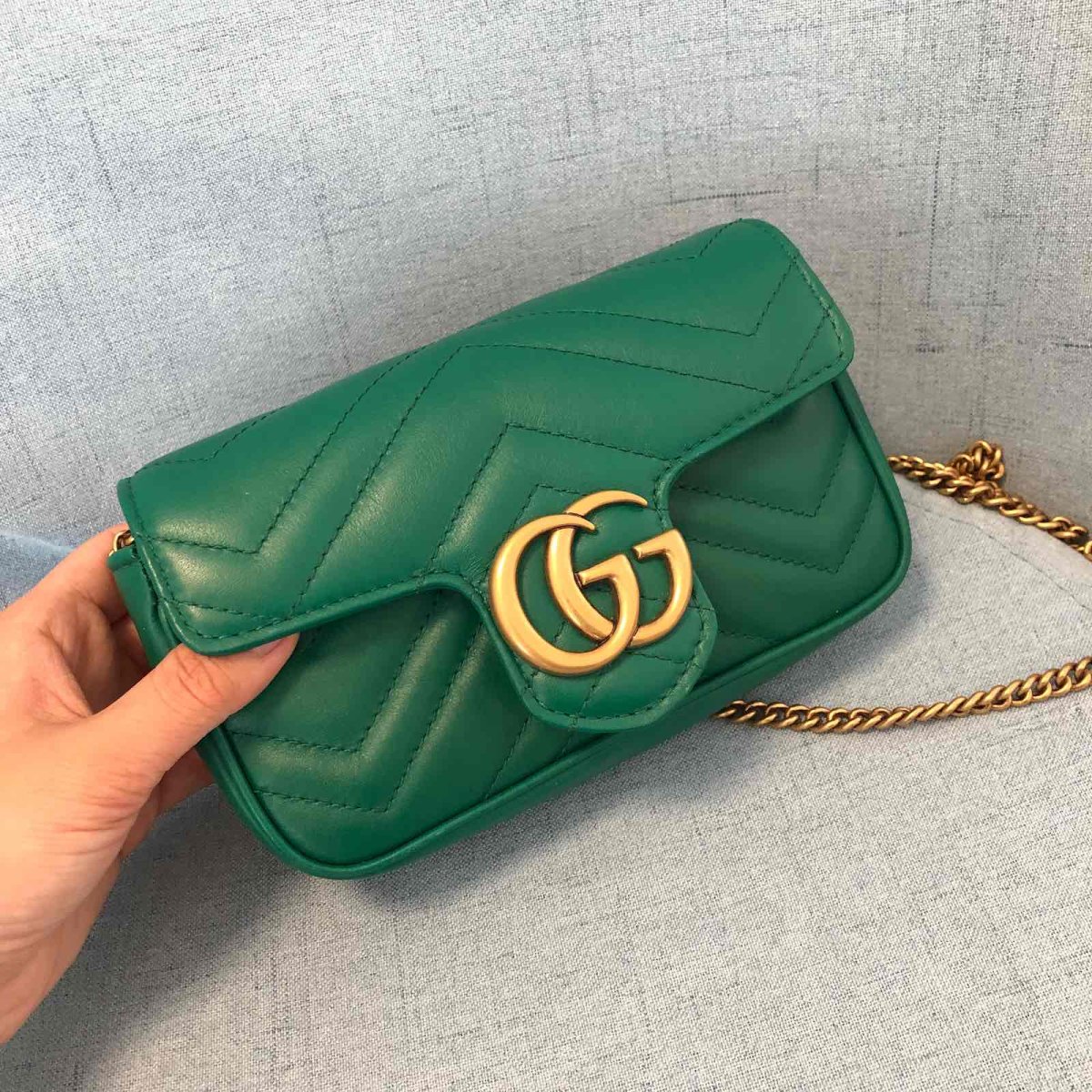 #今天我背这个包#gucci小链条包 🍇gucci家的ma
