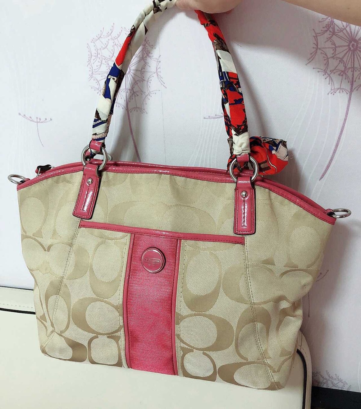 👛今天我背这个包——COACH帆布包！  💗COACH家