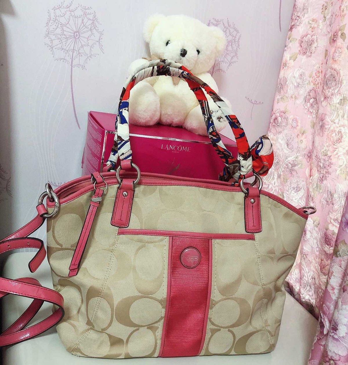 👛今天我背这个包——COACH帆布包！  💗COACH家