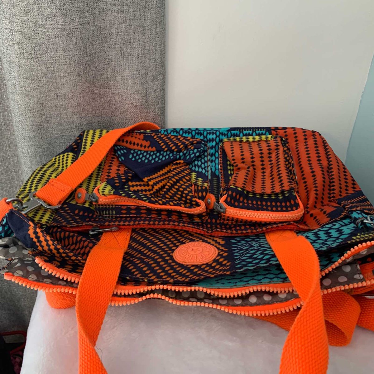 #今天我背这个包#kipling单肩包 🍇为了参加包包秀，