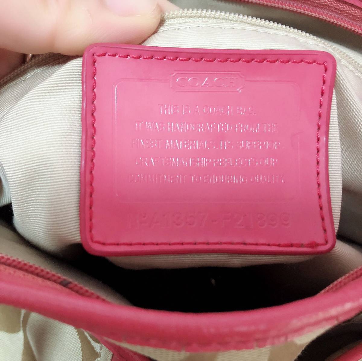 👛今天我背这个包——COACH帆布包！  💗COACH家