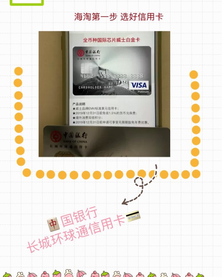 #我的中国银行Visa信用卡省钱经历# No.1  🔴海淘