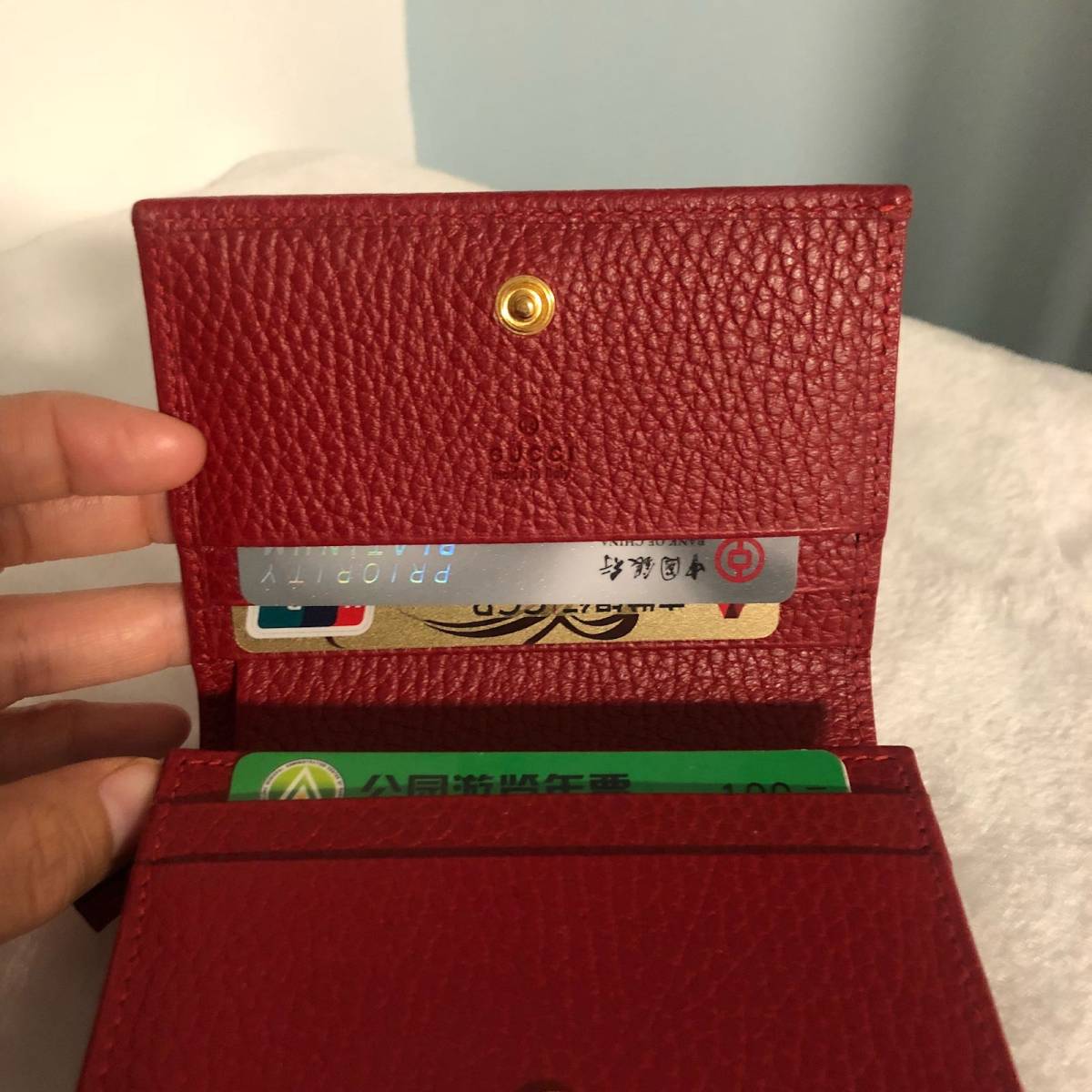 #今天我背这个包#gucci双G小钱包 🍇Gucci双G小