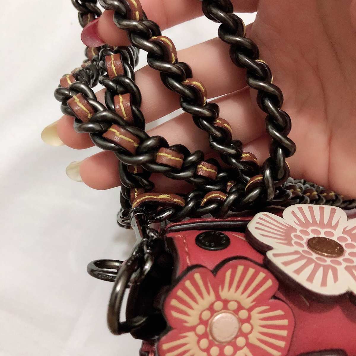 Coach dinky 1941系列茶玫瑰🌹铬鞣皮革茶玫瑰
