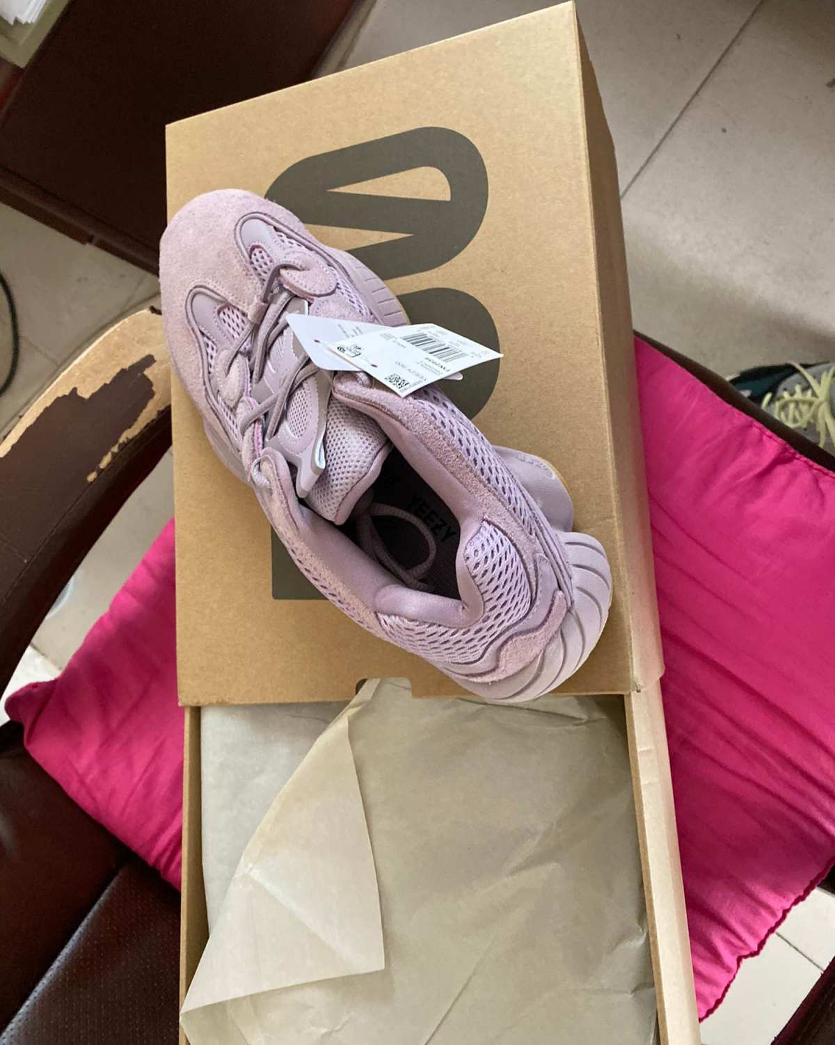 海淘YEEZY官网限量紫薯500 转运万国邮盟线无税收货——