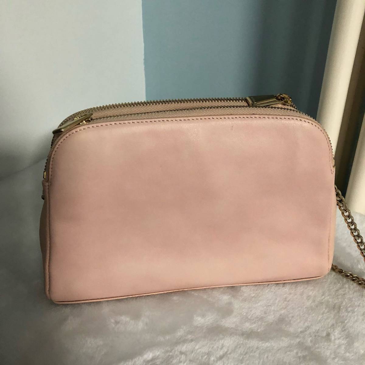 #今天我背这个包#furla双拉链斜挎包 🍇很淑女的芙拉浅