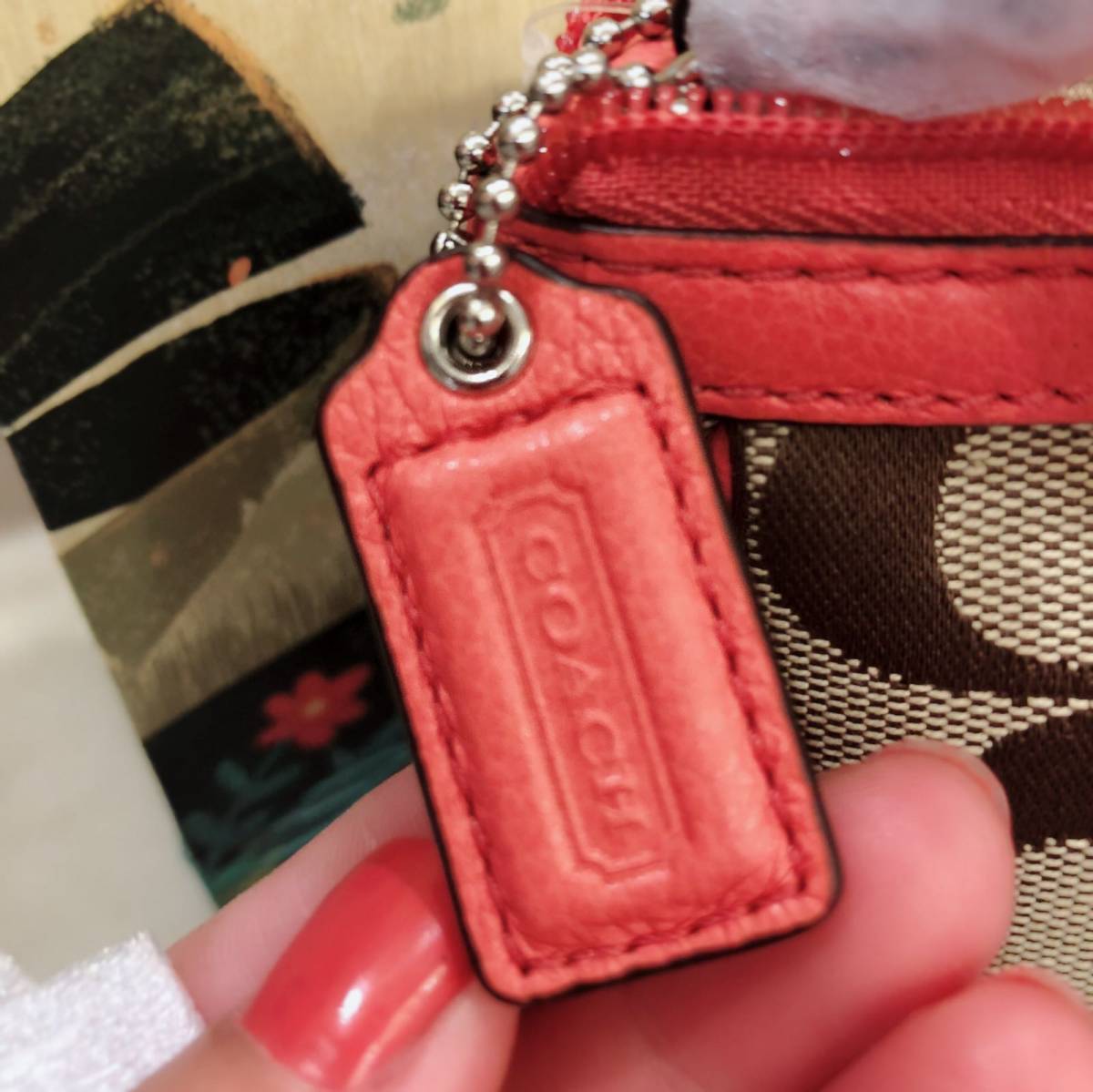 👛今天背这个包——coach手拿包、零钱包！  每天晒包包