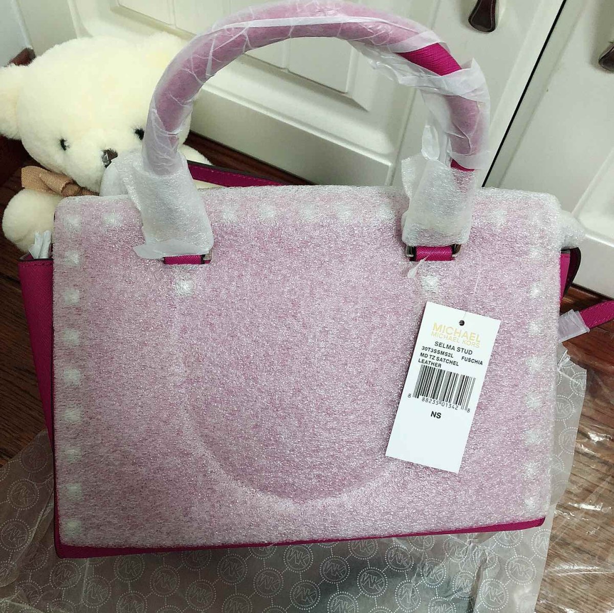 👛今天我背这个包——MK中号铆钉笑脸包  MICHAEL 